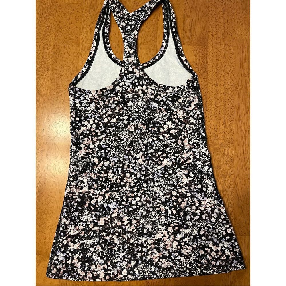 Lululemon Cool Racerback II Floral Spritz Multi Tank Top Size 2? - Picture 5 of 7